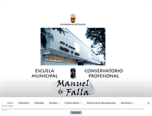 Tablet Screenshot of manueldefallaalcorcon.com